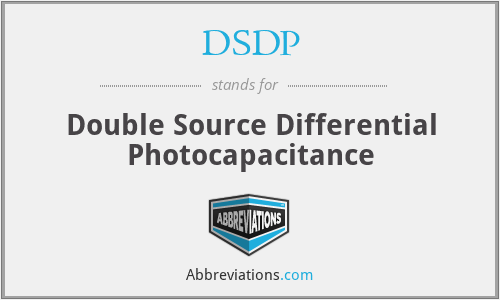 DSDP - Double Source Differential Photocapacitance