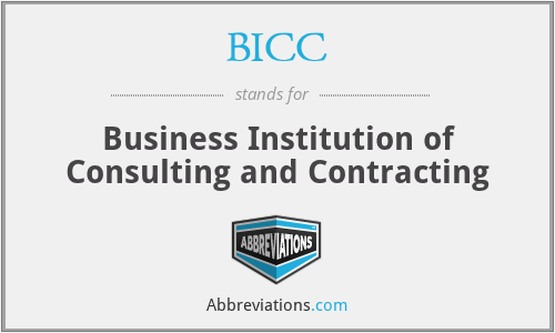 BICC - Business Institution of Consulting and Contracting
