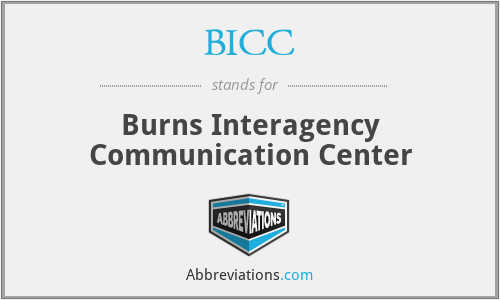 BICC - Burns Interagency Communication Center