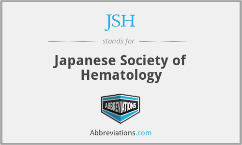 JSH - Japanese Society of Hematology