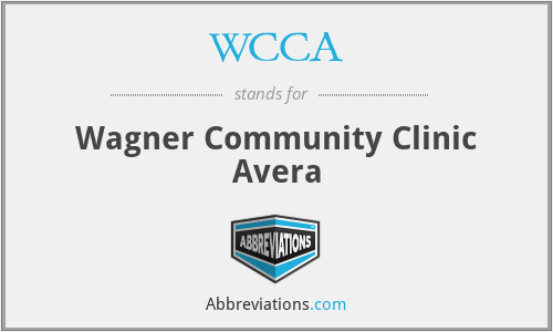 WCCA - Wagner Community Clinic Avera