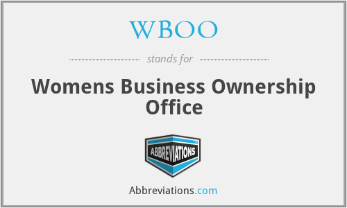 WBOO - Womens Business Ownership Office