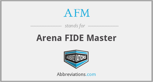 AFM - Arena FIDE Master