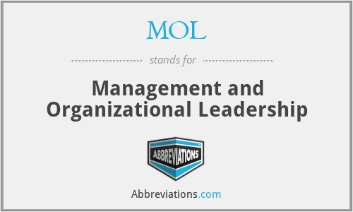 MOL - Management and Organizational Leadership