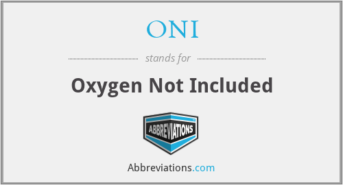 ONI - Oxygen Not Included