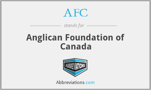 AFC - Anglican Foundation of Canada