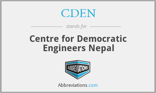 CDEN - Centre for Democratic Engineers Nepal