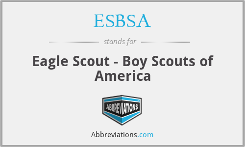 ESBSA - Eagle Scout - Boy Scouts of America