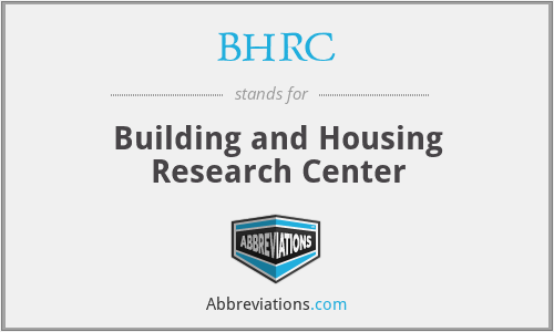 BHRC - Building and Housing Research Center