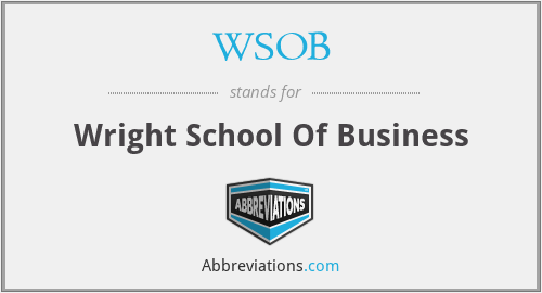 WSOB - Wright School Of Business