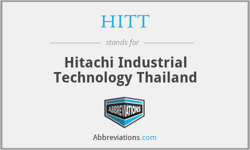 HITT - Hitachi Industrial Technology Thailand