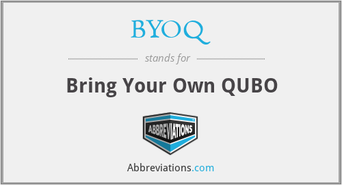 BYOQ - Bring Your Own QUBO