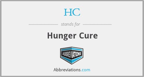 HC - Hunger Cure