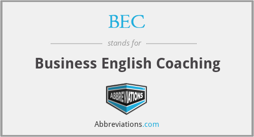 BEC - Business English Coaching