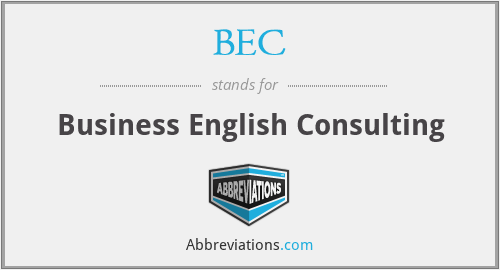 BEC - Business English Consulting