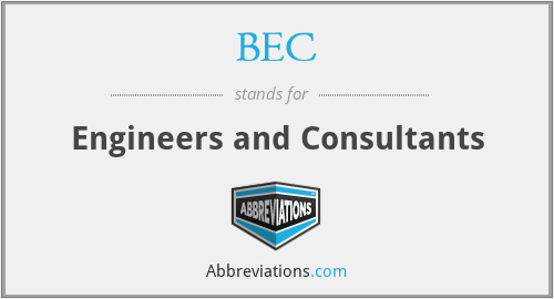 BEC - Engineers and Consultants