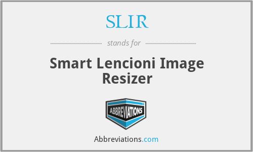 SLIR - Smart Lencioni Image Resizer