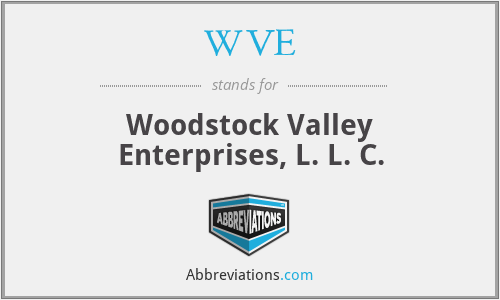 WVE - Woodstock Valley Enterprises, L. L. C.
