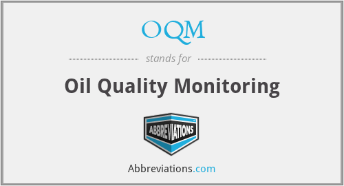 OQM - Oil Quality Monitoring