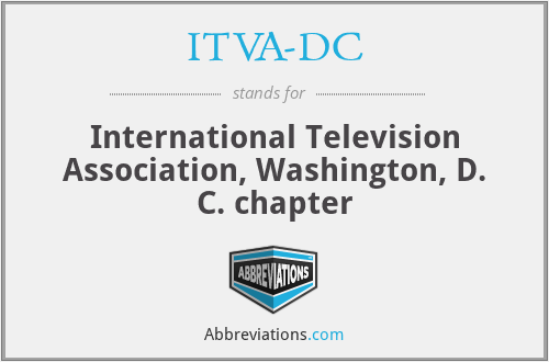 ITVA-DC - International Television Association, Washington, D. C. chapter