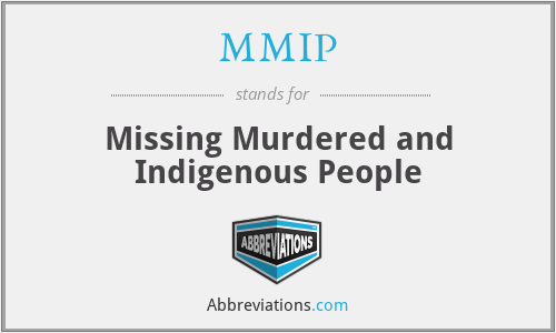 MMIP - Missing Murdered and Indigenous People