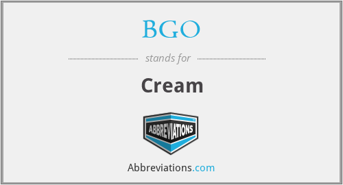 BGO - Cream