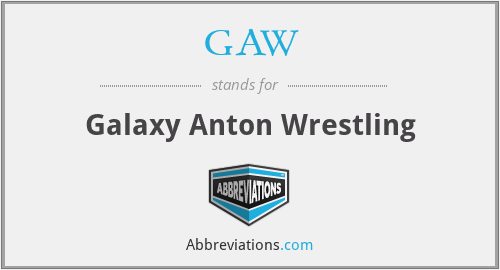 GAW - Galaxy Anton Wrestling