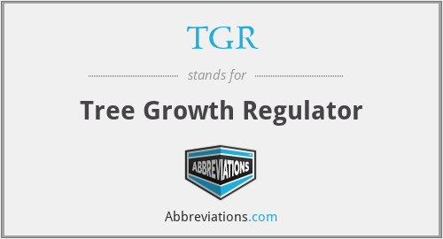 TGR - Tree Growth Regulator