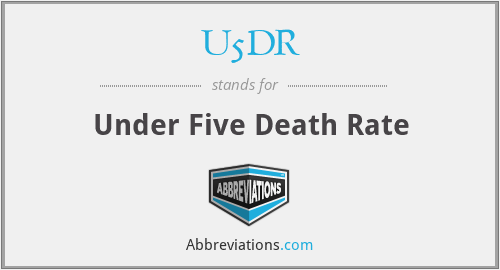 U5DR - Under Five Death Rate