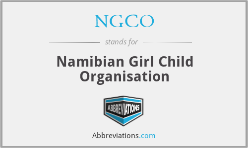 NGCO - Namibian Girl Child Organisation