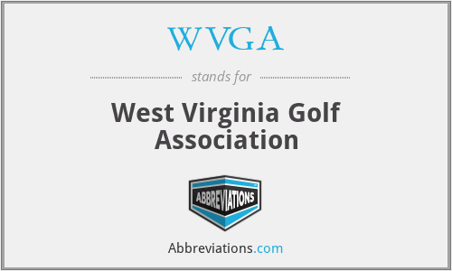 WVGA - West Virginia Golf Association
