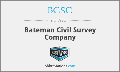 BCSC - Bateman Civil Survey Company
