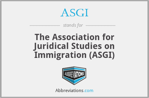 ASGI - The Association for Juridical Studies on Immigration (ASGI)