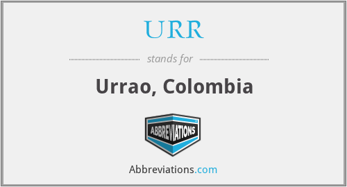 URR - Urrao, Colombia