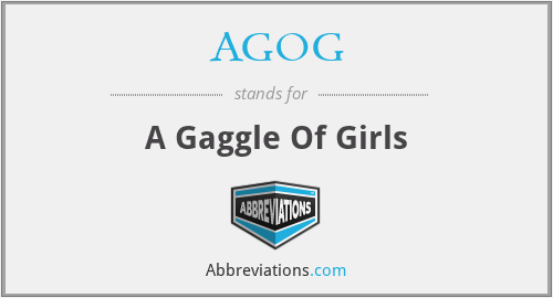 AGOG - A Gaggle Of Girls