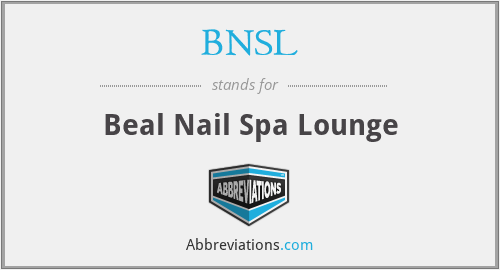 BNSL - Beal Nail Spa Lounge