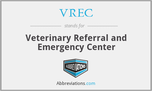 VREC - Veterinary Referral and Emergency Center