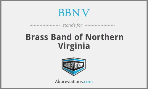 BBNV - Brass Band of Northern Virginia