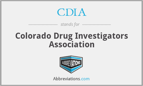 CDIA - Colorado Drug Investigators Association