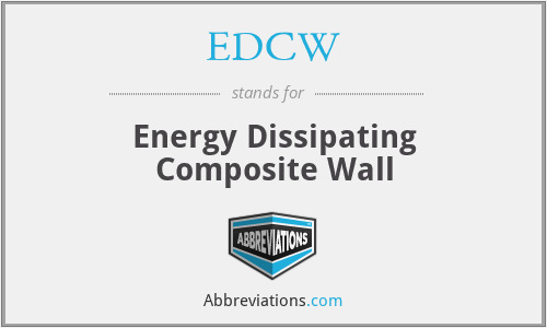 EDCW - Energy Dissipating Composite Wall