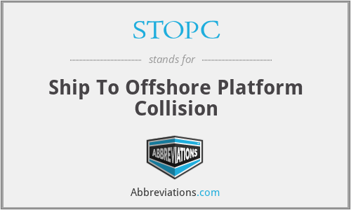 STOPC - Ship To Offshore Platform Collision