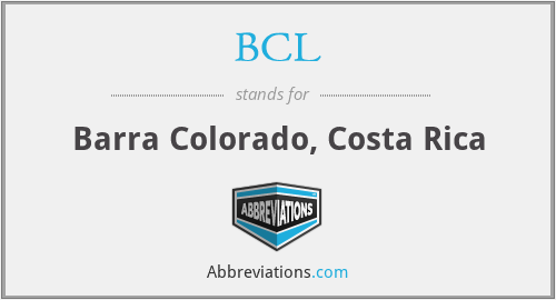 BCL - Barra Colorado, Costa Rica