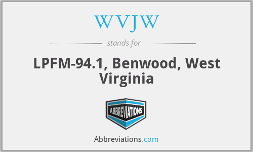 WVJW - LPFM-94.1, Benwood, West Virginia