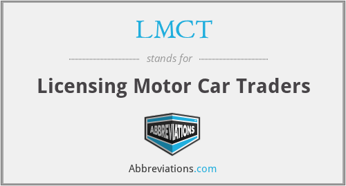 LMCT - Licensing Motor Car Traders