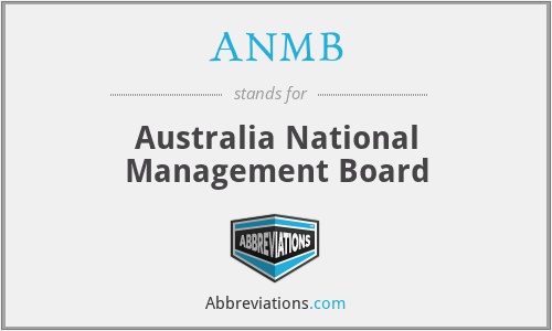 ANMB - Australia National Management Board