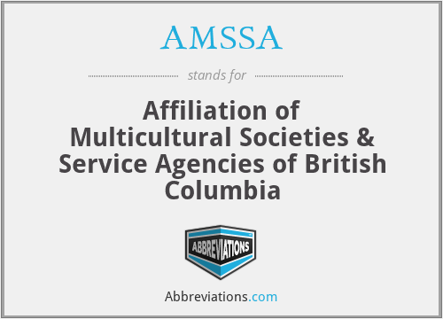 AMSSA - Affiliation of Multicultural Societies & Service Agencies of British Columbia