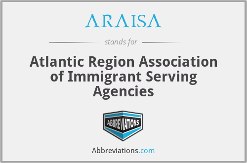 ARAISA - Atlantic Region Association of Immigrant Serving Agencies