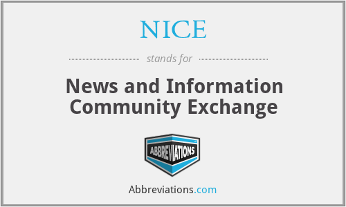 NICE - News and Information Community Exchange