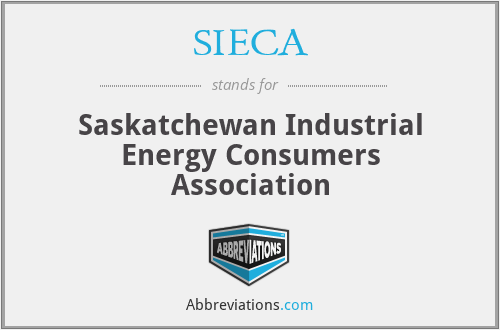 SIECA - Saskatchewan Industrial Energy Consumers Association