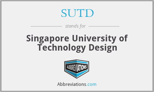SUTD - Singapore University of Technology Design